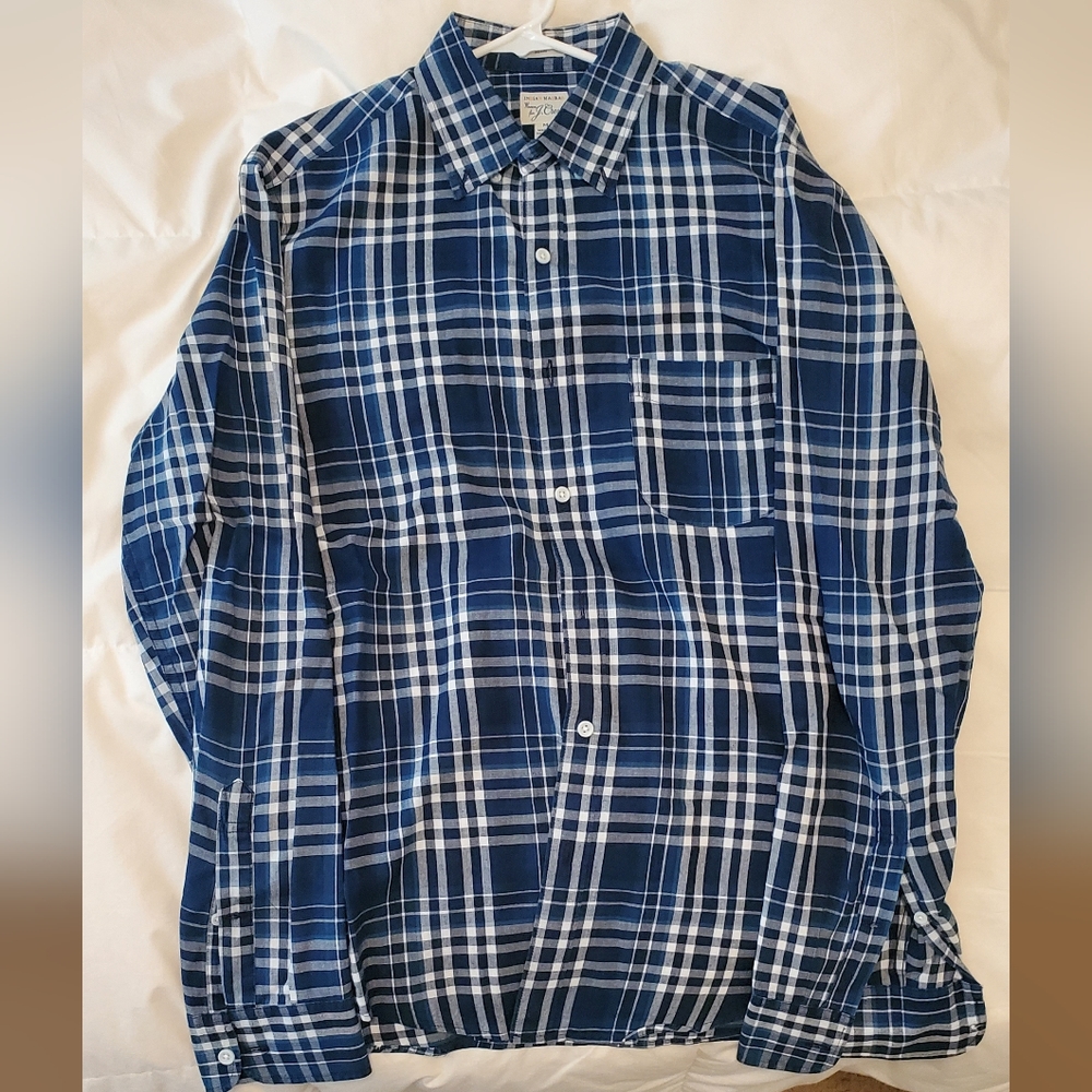 J Crew Indian madras shirt in cotton Slim Fit